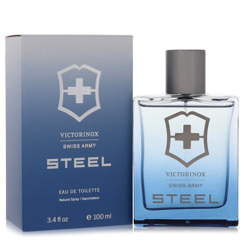 Swiss Army Steel by Swiss ArmyEau De Toilette Spray 3.4 oz 3.4 oz / 100 ml / Alcohol, Amber, Woody, Aldehyde, Oils Men