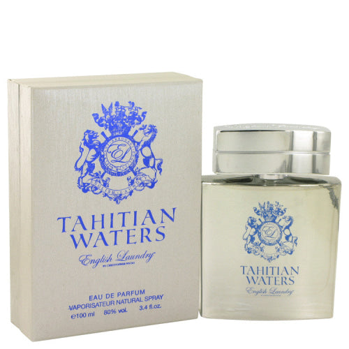 Tahitian Waters by English LaundryEau De Parfum Spray 3.4 oz 3.4 oz / 100 ml / Alcohol, Amber, Woody, Aldehyde, Oils Men