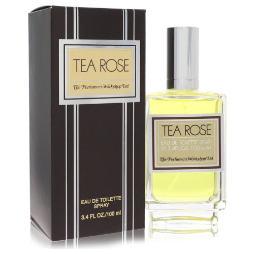 Tea Rose by Perfumers WorkshopEau De Toilette Spray 3.4 oz 3.4 oz / 100 ml / Alcohol, Amber, Woody, Aldehyde, Oils Women