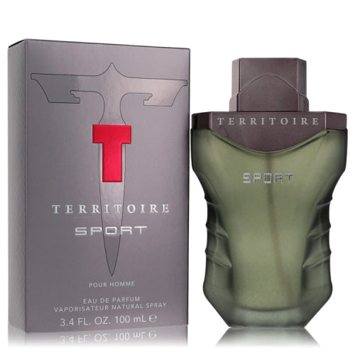 Territoire Sport by YZY PerfumeEau De Parfum Spray 3.3 oz 3.3 oz / 100 ml / Alcohol, Amber, Woody, Aldehyde, Oils Men