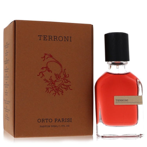 Terroni by Orto ParisiParfum Spray (Unisex) 1.7 oz 1.7 oz / 50 ml / Alcohol, Amber, Woody, Aldehyde, Oils Unisex