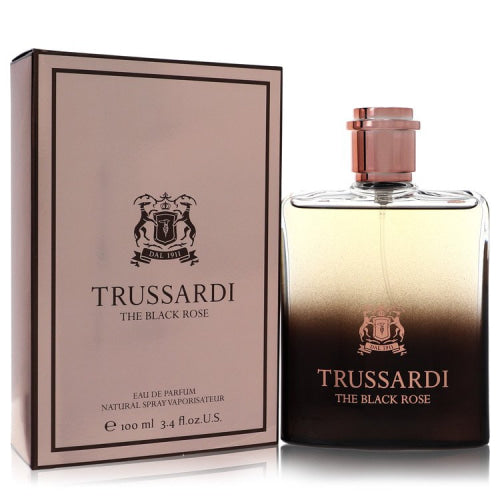 The Black Rose by TrussardiEau De Parfum Spray (Unisex) 3.3 oz 3.3 oz / 100 ml / Alcohol, Amber, Woody, Aldehyde, Oils Unisex