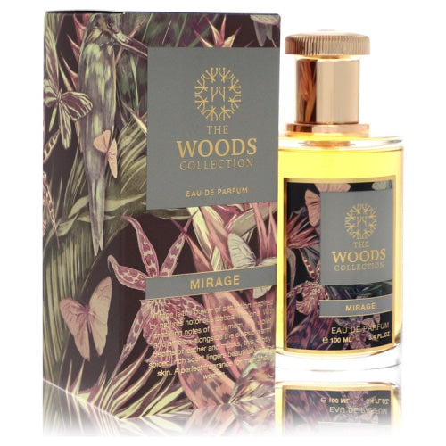 The Woods Collection Mirage by The Woods CollectionEau De Parfum Spray (Unisex) 3.4 oz 3.4 oz / 100 ml / Alcohol, Amber, Woody, Aldehyde,