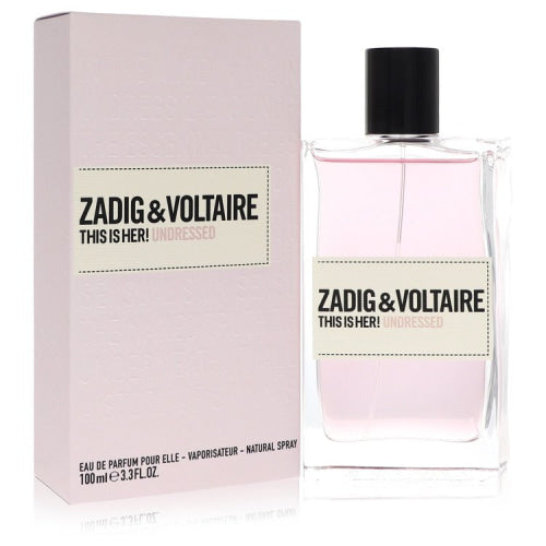 This is Her Undressed by Zadig & VoltaireEau De Parfum Spray 3.3 oz 3.3 oz / 100 ml / Alcohol, Amber, Woody, Aldehyde, Oils Women