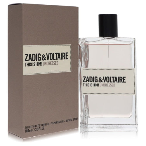 This Is Him Undressed by Zadig & VoltaireEau De Toilette Spray 3.3 oz 3.3 oz / 100 ml / Alcohol, Amber, Woody, Aldehyde, Oils Men