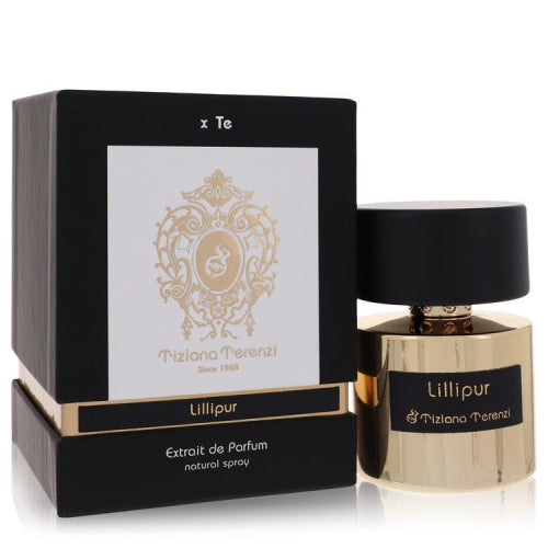 Tiziana Terenzi Lillipur by Tiziana TerenziExtrait De Parfum Spray (unisex) 3.4 oz 3.4 oz / 100 ml / Alcohol, Amber, Woody, Aldehyde, Oils