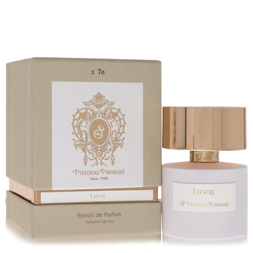 Tiziana Terenzi Lince by Tiziana TerenziExtrait De Parfum Spray 3.38 oz 3.38 oz / 100 ml / Alcohol, Amber, Woody, Aldehyde, Oils Women