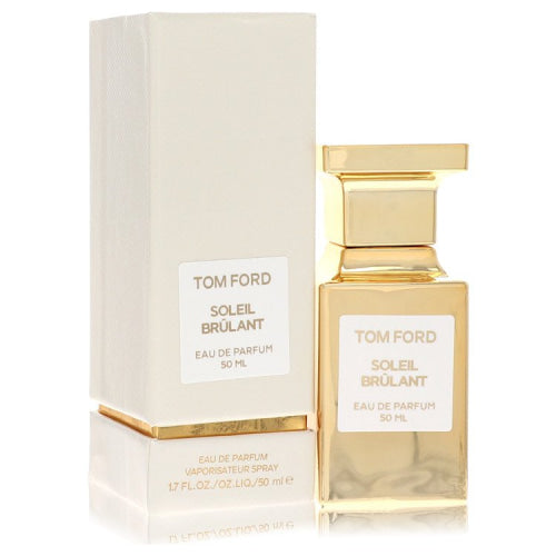 Tom Ford Soleil Brulant by Tom FordEau De Parfum Spray (Unisex) 1.7 oz 1.7 oz / 50 ml / Alcohol, Amber, Woody, Aldehyde, Oils Unisex