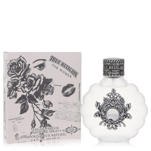True Religion by True ReligionEau De Parfum Spray 3.4 oz 3.4 oz / 100 ml / Alcohol, Amber, Woody, Aldehyde, Oils Women