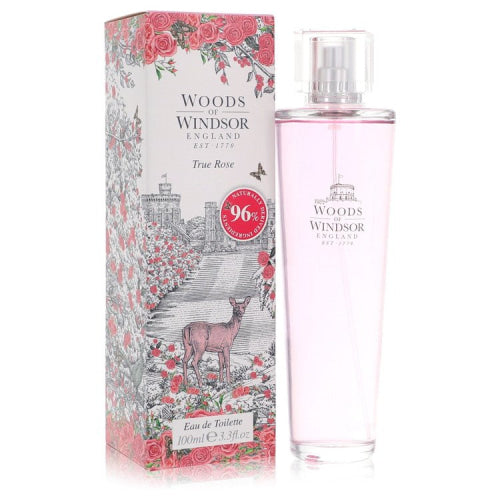True Rose by Woods of WindsorEau De Toilette Spray 3.3 oz 3.3 oz / 100 ml / Alcohol, Amber, Woody, Aldehyde, Oils Women