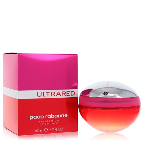 Ultrared by Paco RabanneEau De Parfum Spray 2.7 oz 2.7 oz / 80 ml / Alcohol, Amber, Woody, Aldehyde, Oils Women