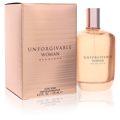 Unforgivable by Sean JohnEau De Parfum Spray 4.2 oz 4.2 oz / 125 ml / Alcohol, Amber, Woody, Aldehyde, Oils Women