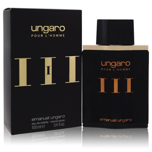 Ungaro Iii by UngaroEau De Toilette Spray (New Packaging) 3.4 oz 3.4 oz / 100 ml / Alcohol, Amber, Woody, Aldehyde, Oils Men