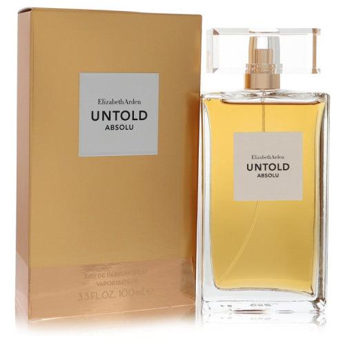 Untold Absolu by Elizabeth ArdenEau De Parfum Spray 3.3 oz 3.3 oz / 100 ml / Alcohol, Amber, Woody, Aldehyde, Oils Women