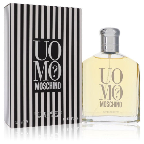 Uomo Moschino by MoschinoEau De Toilette Spray 4.2 oz 4.2 oz / 125 ml / Alcohol, Amber, Woody, Aldehyde, Oils Men
