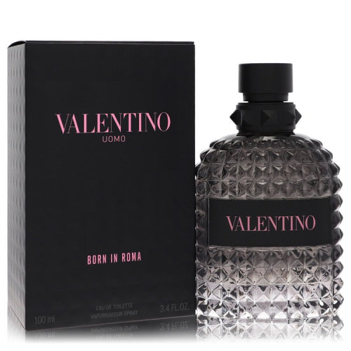 Valentino Uomo Born In Roma by ValentinoEau De Toilette Spray 3.4 oz 3.4 oz / 100 ml / Alcohol, Amber, Woody, Aldehyde, Oils Men