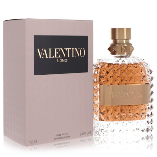 Valentino Uomo by ValentinoEau De Toilette Spray 5.1 oz 5.1 oz / 151 ml / Alcohol, Amber, Woody, Aldehyde, Oils Men
