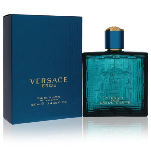 Versace Eros by VersaceEau De Toilette Spray 3.4 oz 3.4 oz / 100 ml / Alcohol, Amber, Woody, Aldehyde, Oils Men
