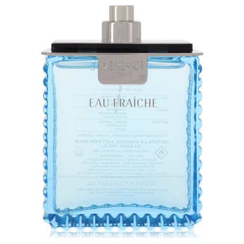 Versace Man by VersaceEau Fraiche Eau De Toilette Spray (Tester) 3.4 oz 3.4 oz / 100 ml / Alcohol, Amber, Woody, Aldehyde, Oils Men