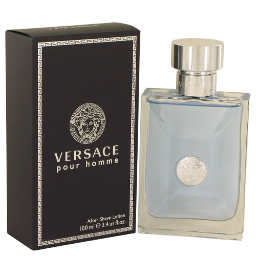 Versace Pour Homme by VersaceAfter Shave Lotion 3.4 oz 3.4 oz / 100 ml / Alcohol, Amber, Woody, Aldehyde, Oils Men