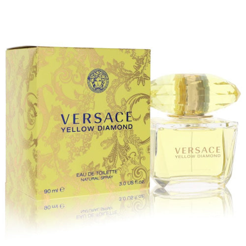 Versace Yellow Diamond by VersaceEau De Toilette Spray 3 oz 3 oz / 90 ml / Alcohol, Amber, Woody, Aldehyde, Oils Women