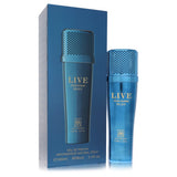 Victor Manuelle Live Bleu Eau De Parfum Spray 3.4 oz - Captivating Fragrance for Men