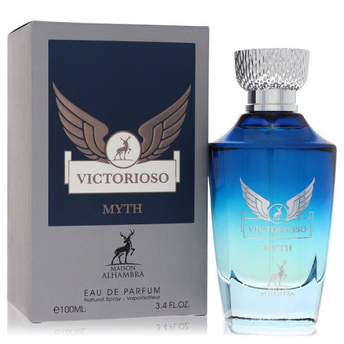Victorioso Legend Myth by Maison AlhambraEau De Parfum Spray 3.4 oz 3.4 oz / 100 ml / Alcohol, Amber, Woody, Aldehyde, Oils Men