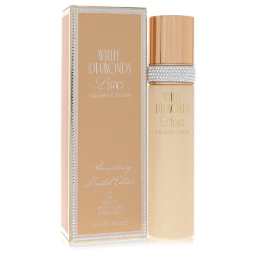 White Diamonds Legacy by Elizabeth TaylorEau De Toilette Spray 3.3 oz 3.3 oz / 100 ml / Alcohol, Amber, Woody, Aldehyde, Oils Women