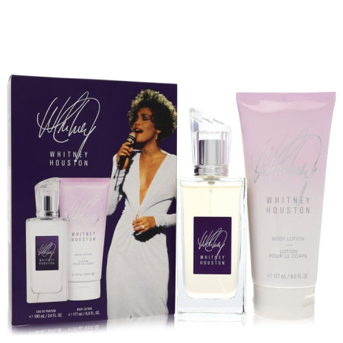 Whitney Houston by Whitney HoustonGift Set -- 3.4 oz Eau De Parfum Spray + 6 oz Body Lotion -- / -- / Alcohol, Amber, Woody, Aldehyde, Oils